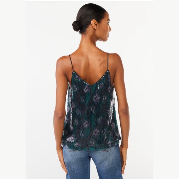 🆕 Sequin Cami Top Sizes L & XL - Picture 5 of 9